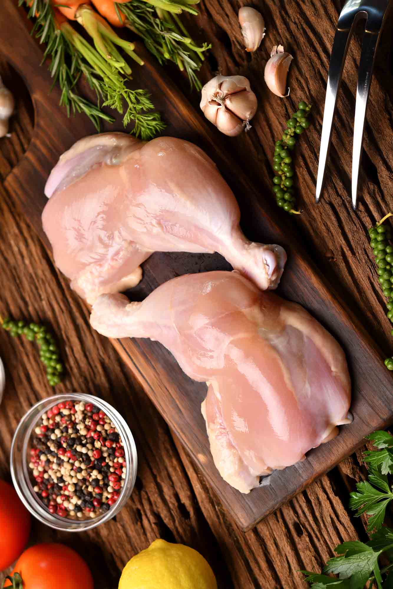 Brazilian Halal, w/ SIF, Chicken Whole Leg Skinless
